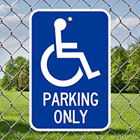 Handicapped Parking Only Sign