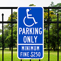 California Handicap Parking Sign