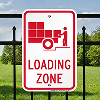 Loading Zone Signs (With Graphic)