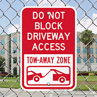 Tow Away Zone Signs