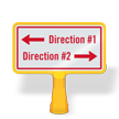 Add Your Direction With Arrows Custom ConeBoss Sign