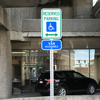 Van Accessible Handicapped Sign