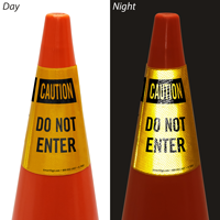 Do Not Enter Cone Collar