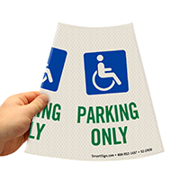 Cone Message Collar Parking Sign